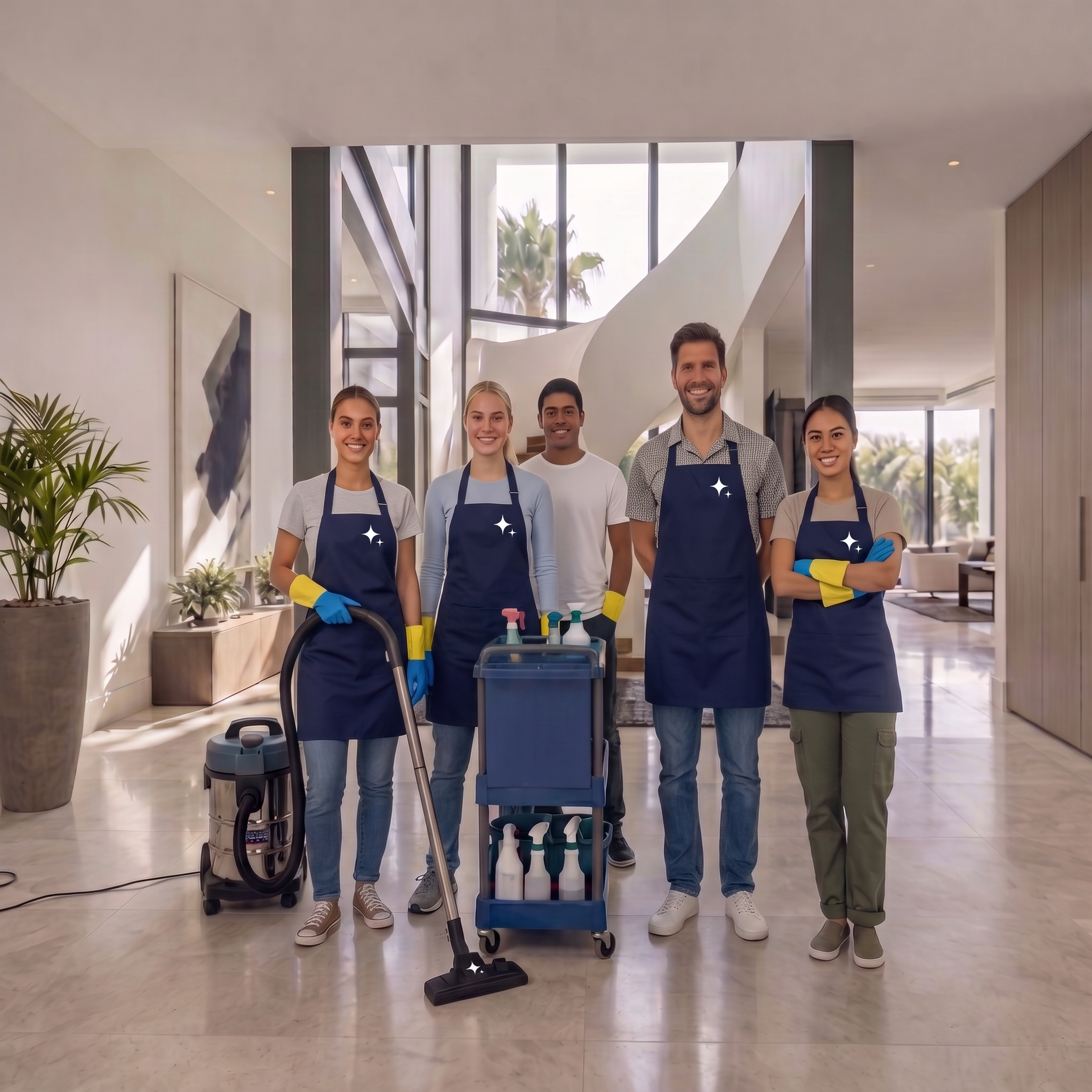 Spring Club professional cleaning team in Sydney